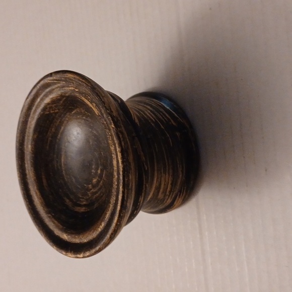 4/$30 Black & Gold Ceramic Candle Pedestal - Picture 1 of 4